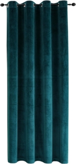 Haus und Deko Gardine Vorhang Ösen 140x175 cm Verdunkelung Samt weich blickdicht Gardine, Ösen (1 St), Polyester