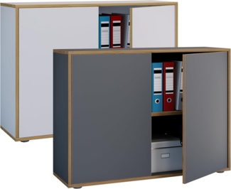 VCM Aktenschrank Büroschrank Aktenschrank Sideboard Salia 2fach (1-St)