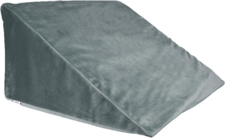 Keilkissenhülle ca. 62 x 49 x 30 cm stein-grau beties "Samt&Sonders"