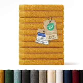 Blumtal Gästehandtücher 30x30cm - weich und saugstark, Frottee (12-St), 12er und 24er Set, 100% Baumwolle