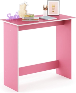 Furinno Simplistic Computertisch/Schreibtisch, Holz, Rosa/Weiß, 39. 37 x 80 x 75. 57 cm