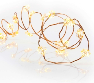 Hellum LED-Lichterkette mit Stern en 20-tlg. gelb, bat 570830
