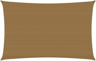 vidaXL Sonnensegel 60 g-m² Taupe 4x6 m HDPE