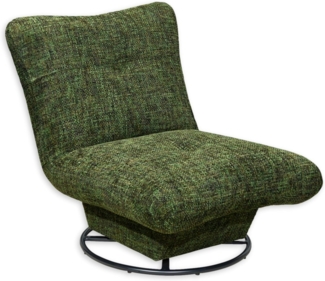 Stella Trading Maranello Sessel Wohnzimmer, Winter Moss - Bequemer Fernsehsessel Relaxsessel drehbar - 96 x 75 x 93 cm (B/H/T)