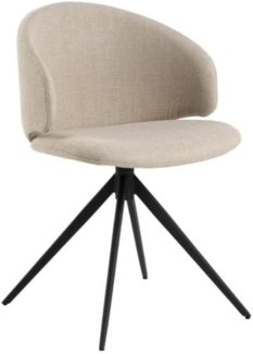 ACTONA GROUP Esszimmerstuhl in Beige, Stoff - 53 x 78 x 54 cm (BxHxT)