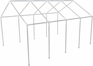 Pavillon Stahlgestell Partyzeltrahmen Zeltrahmen Gestell 8 x 4 m 40154
