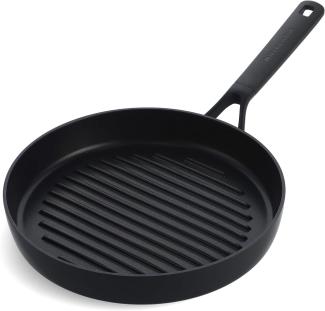 KitchenAid Classic Forged Grillpfanne (28cm), hart anodisiert, PFAS-freie gesunde keramische Antihaftbeschichtung beschichtet, Induktionsgeeigent, Backofengeeignet, Spülmaschinengeeignet, Schwarz