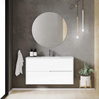 Baikal Gavin, Holz Glas Melamin 16 mm Keramik, weiß, 100 cm