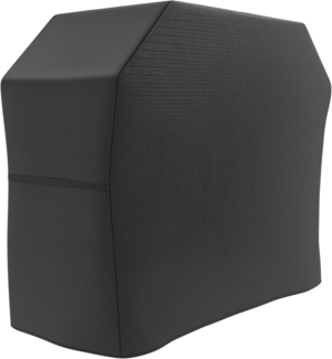 Outsunny Grill-Schutzhülle mit Klettverschlüssen (Grillabdeckung, 1-St, BBQ Abdeckung), Oxford, Schwarz, 147 x 61 x 120 cm