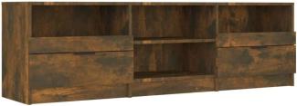 vidaXL TV-Schrank Räuchereiche 150x33,5x45 cm Holzwerkstoff 817114