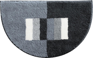 Erwin Müller Duschmatte Duschvorlage "Korfu" halbrund, Höhe 20 mm, Streifen