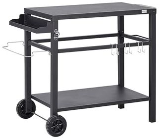 Servierwagen aus Metall Schwarz STALETTI