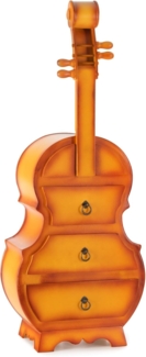 Stagecaptain Kommode SK-1013 Stradivino Schrankkommode (Rustikale Nachtkommode), Schubladenkommode mit 3 Schubkästen im Cello Design