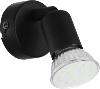 Eglo 32428 Spotleuchte BUZZ-LED GU10 1X2,8W Stahl schwarz Ø:6cm schwenkbar