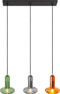 ECO Light 9470 S-3 COL Pendelleuchte PERSEUS 3-flammig bunt E14