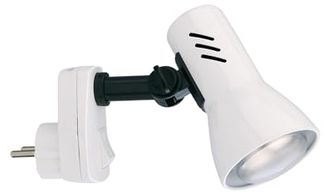 Briloner Steckerleuchte Fiche weiß Steckerleampe Steckdosenlampe