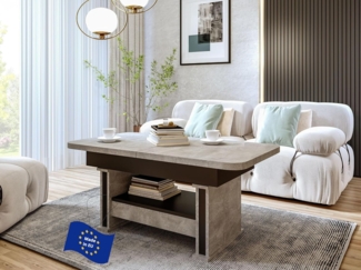 designimpex Couchtisch Design DA-555 Schublade höhenverstellbar ausziehbar Tisch