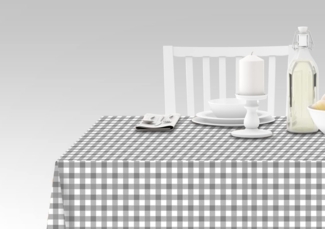 Doge Milano Tischdecke mit Digitaldruck, 100% Made in Italy Rutschfeste Tischdecke für Esszimmer, waschbar und schmutzabweisend, Modell Maiolica - Ruoergai, cm 180x140