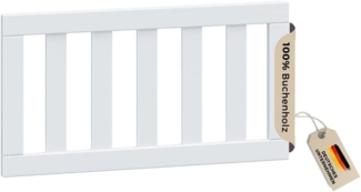 Alavya Home® Kinderbett Bodenbett "TITAN" Tür- aus Buche – FSC® 100% zertifiziert, abnehmbarem Tür für Bodenbett