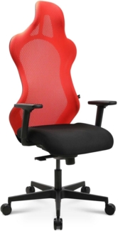 Topstar Bürostuhl Gamingstuhl Sitness RS Sport inkl. Armlehnen schwarz/schwarz neonrot