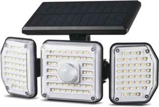 Maclean Außen-Wandleuchte MCE615, Wandleuchte Solarlampen für Außen IP65 4W 320lm