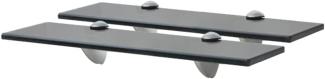 vidaXL Schwebende Regale 2 Stk. Glas 40x10 cm 8 mm [3051503]