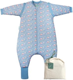 molis&co. Baby-Schlafsack mit Füßen, abnehmbare Ärmel und Socken. 2.5 TOG. Ideal für die Übergangszeit und den Winter. 100% Baumwolle (Oeko-TEX 100). (Wild Orchid, 100 cm (4 Jahre))