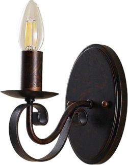 Lucande Wandleuchte Caleb, Nicht enthalten, 1 x 40 W