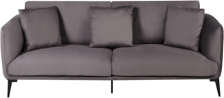 Sofa BODUM Samtstoff Taupe 3-Sitzer
