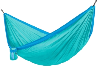 La Siesta Reise-Hängematte COLIBRI 3.0 caribic blau Einzel-Hängematte inkl. Befestigungsmaterial