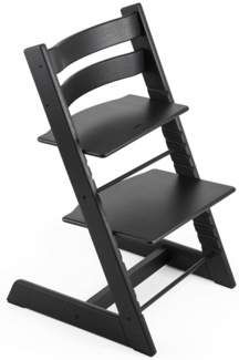 Stokke 'Tripp Trapp' Hochstuhl, Oak Black, höhenverstellbar, Buche massiv, bis 110 kg