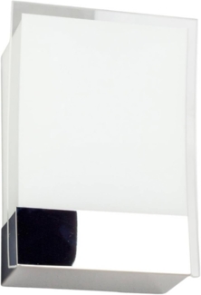 Lindby Wandleuchte Malthe, Metall, Chrom IP20, 2 x 15 W LED