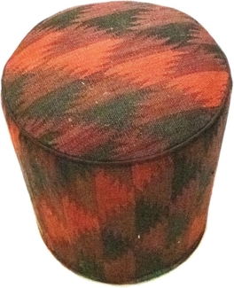 Sonderform,XS / 80 cm Ø Rund & kleiner,Mehrfarbig,Patchwork,Schurwolle,Afghanistan