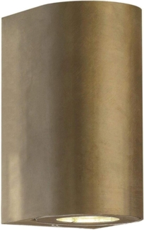 Wandaußenleuchte up down Messing Nordlux Canto Maxi 2 2x GU10