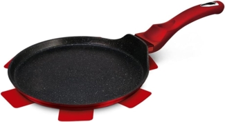 Berlinger Haus Pfannkuchenpfanne, 28cm, Metallic Line Burgundy