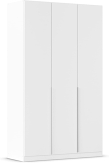 Rauch Möbel Alabama Schrank Kleiderschrank Drehtürenschrank Weiß 3-türig inklusive Zubehörpaket Premium 2 Kleiderstangen, 7 Einlegeböden, 1 Schubkasteneinsatz BxHxT 136 x 229 x 54 cm