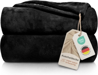 Wohndecke Kuscheldecke super weich & flauschig – warme Fleecedecke, Gräfenstayn, warme Wolldecke, Sofadecke & Tagesdecke - Überwurf Sofa, Couch