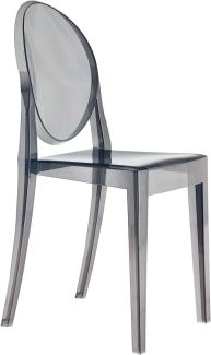 Kartell Victoria Ghost, Stuhl, Fumè, 2er-Satz