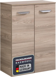 Fackelmann LUXOR Doppel Midischrank 60,5 cm, Braun hell