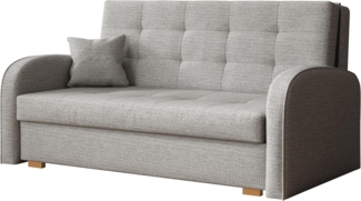 'Viva Gold III' Schlafsofa, hellgrau, 85 x 153 x 98 cm