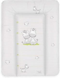 Ceba Baby Soft Wickeltisch Zebra grau 50x70 cm