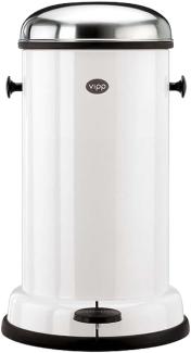 Vipp Treteimer 14 Liter VIPP15 weiss