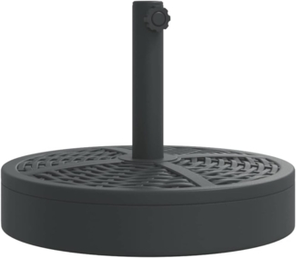 vidaXL Sonnenschirmständer für Ø38/48 mm Mast 25 kg Rund 4007984