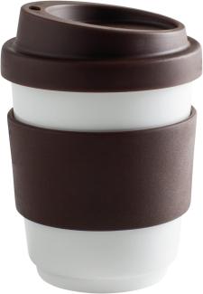 KAHLA fillit To Go Becher 0,27 l Banderole chocolate brown