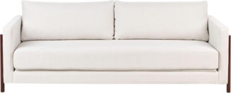 3-Sitzer-Schlafsofa Stoff cremeweiß ORSA