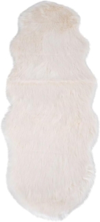 House Nordic Künstliches Lammfell in Elfenbein, 60x180 cm