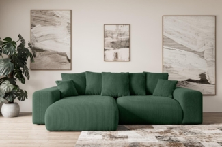 ALTDECOR Ecksofa ESKAR-L, Couch mit Schlaffunktion, Wohnzimmer - Wohnlandschaft, Corner Sofa Bett Eckcouch Couch L-Form Schlafcouch Ausziehbar