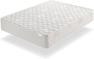 IKON SLEEP Visco Viskoelastische Matratze, HR-Kern D23 Stretch Elegance Stoff Atmungsaktiv Hypoallergen Milbendicht, Bunt, 90 x 190 cm