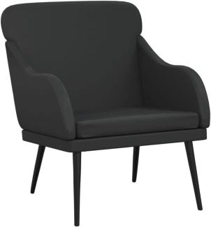 vidaXL Sessel Schwarz 63 x 76 x 80 cm Kunstleder