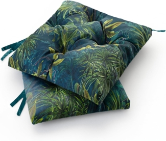 Bjird Stuhlkissen 45x45 cm - Wasserdichtes Gartenkissen für Stühle & Sessel, Wetterfest & Pflegeleicht - Dickes Sitzkissen 6 cm - Outdoor geeignet